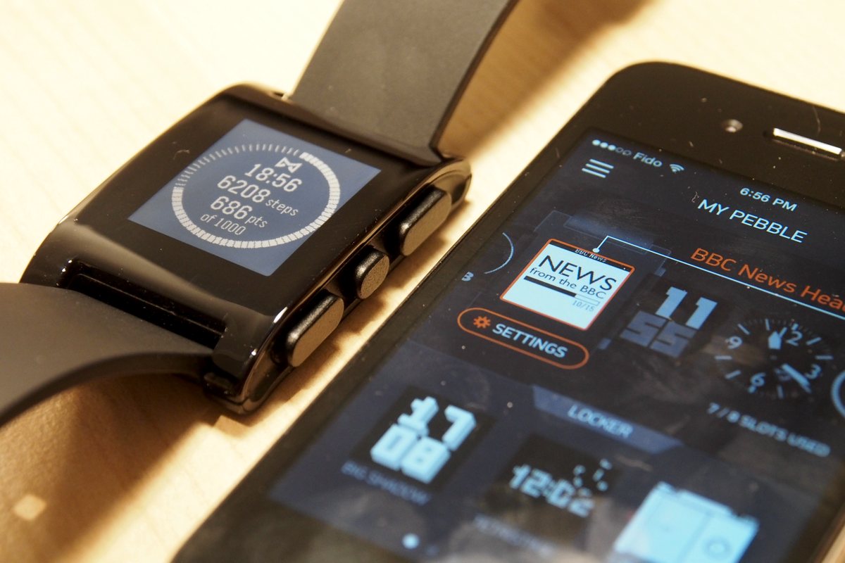 Pebble watch running misfit